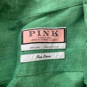 Thomas Pink Linen Shirt